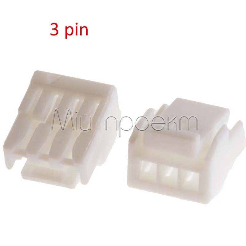 Разъем JST-GH 1.25-2P-3P-4P-5P-6P-7P-8P-10P-FM (монтаж на провод) (корпус)