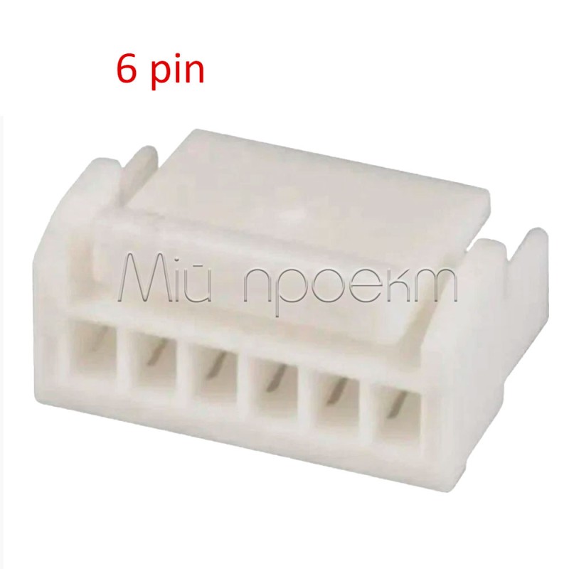 Разъем JST-GH 1.25-2P-3P-4P-5P-6P-7P-8P-10P-FM (монтаж на провод) (корпус)