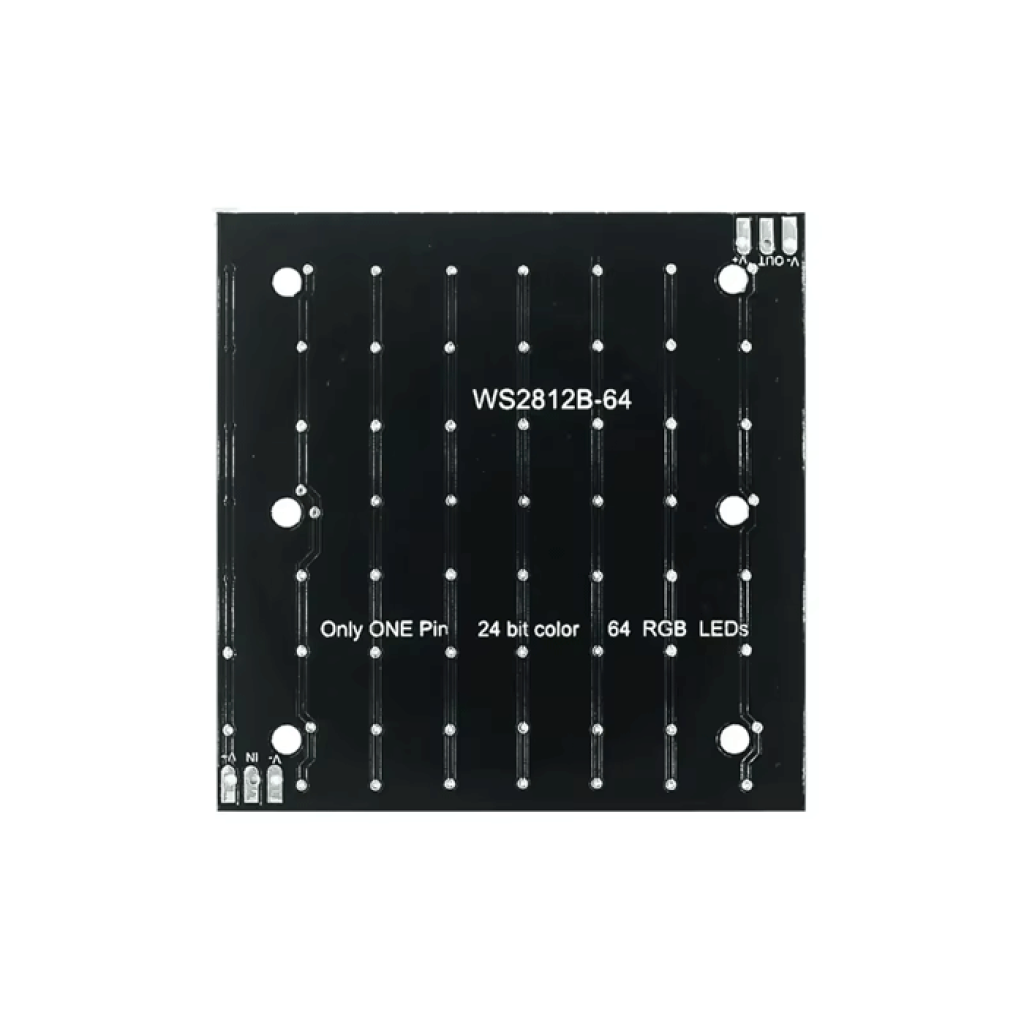 Світлодіодна матриця 8x8 ws2812b (64 RGB світлодіода)