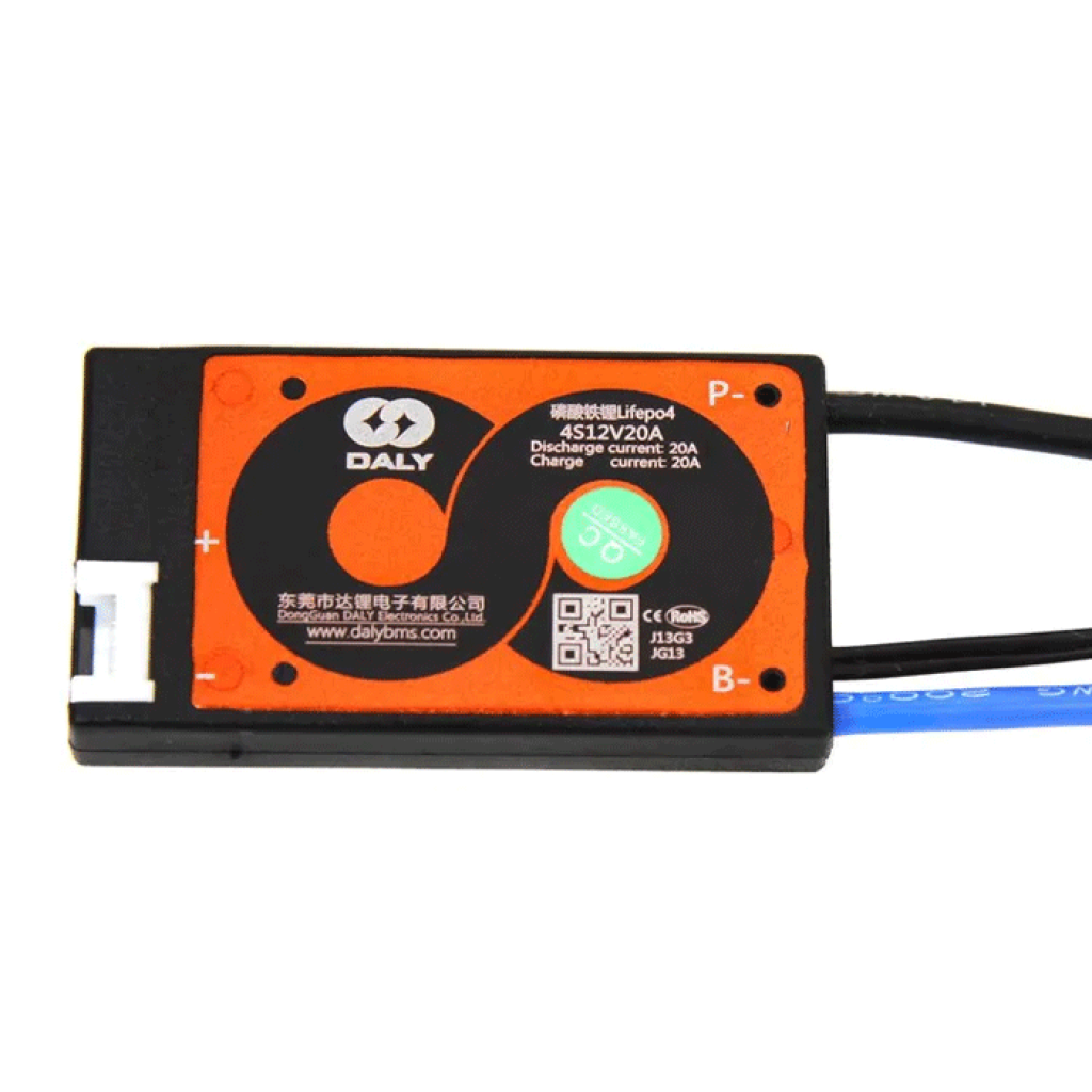 BMS контроллер DaLy (Li-ion 12V 3S 20A) (LiFePO4 12V 4S 20A)