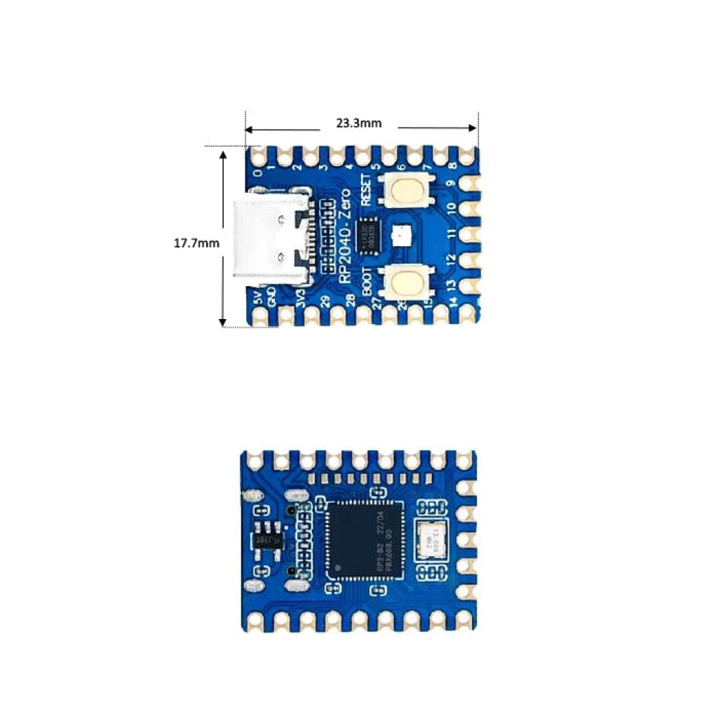 Плата разработчика Raspberry RP2040-Zero Type-C