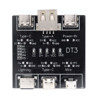 DT3 Тестер перевірки кабелів синхронізації та зарядки (micro-USB / Type-C / Lighting)