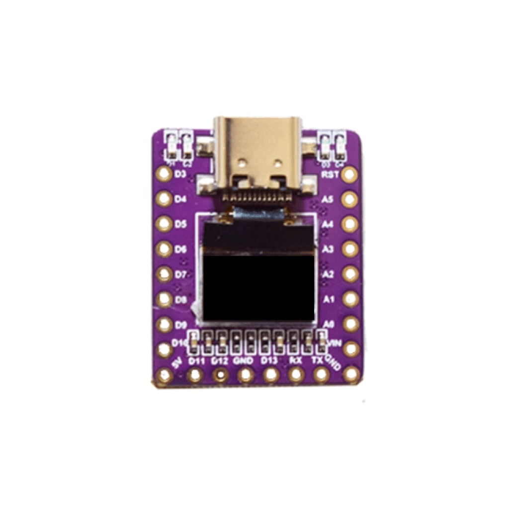 Плата Разработчика со встроенным дисплеем Nano V3.0 mini AtMega328P TypeC