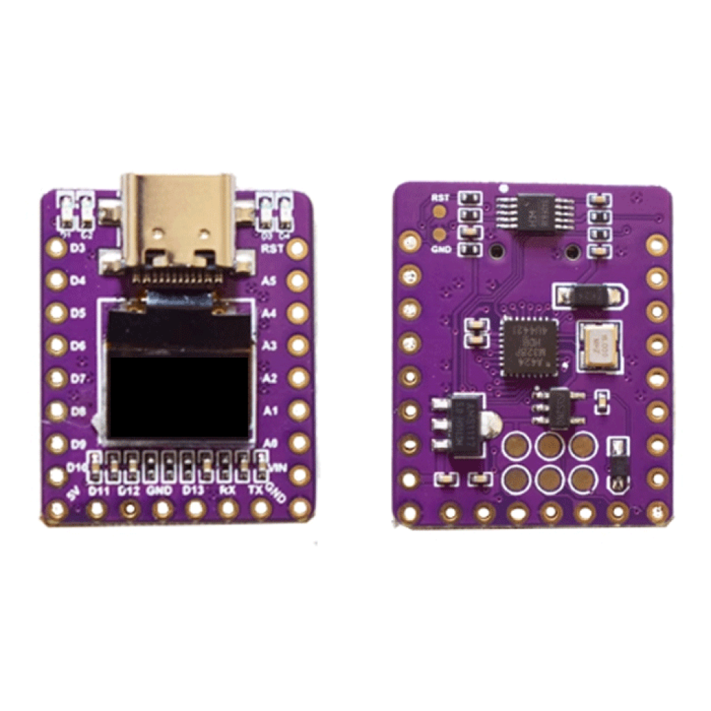 Плата Разработчика со встроенным дисплеем Nano V3.0 mini AtMega328P TypeC
