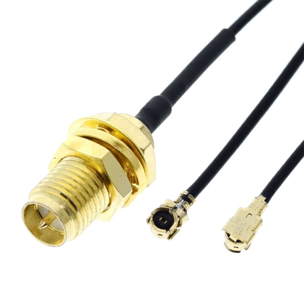 Кабель-перехідник антенний SMA-IPEXuFL / RP-SMA-IPEXuFL (Модуль WIFI/GSM/3G/4G)