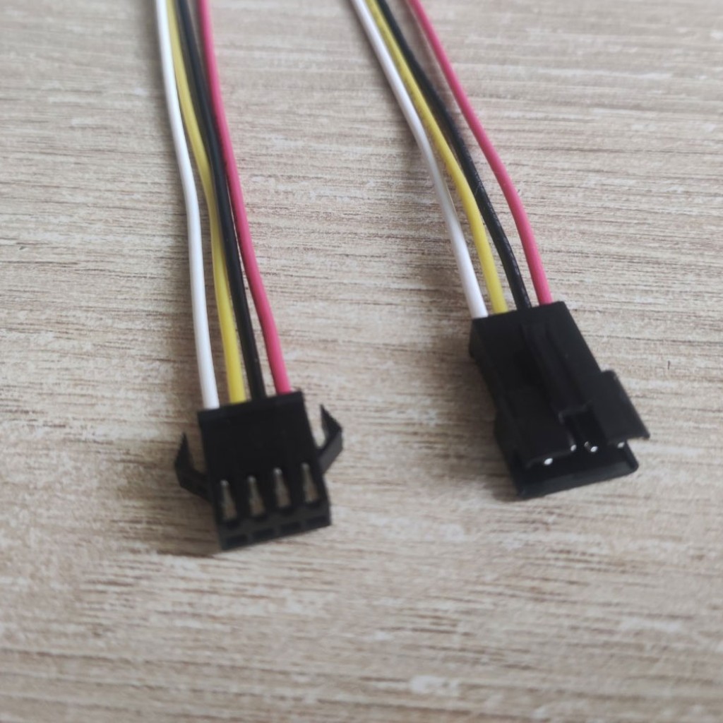 Разъем JST-SM-4P комплект папа мама на проводе 15см (22 AWG) (коннектор 2.54мм пара)