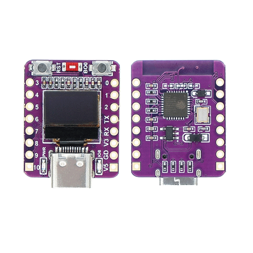 Плата розробника Міні ESP32-C3 з OLED-дисплеєм