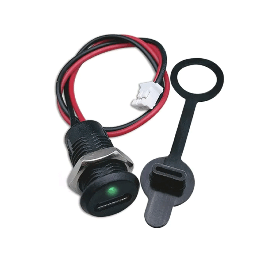 Врізний роз'єм USB Type C (2 пін)