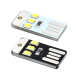 Мини фонарик USB LED 3 светодиода