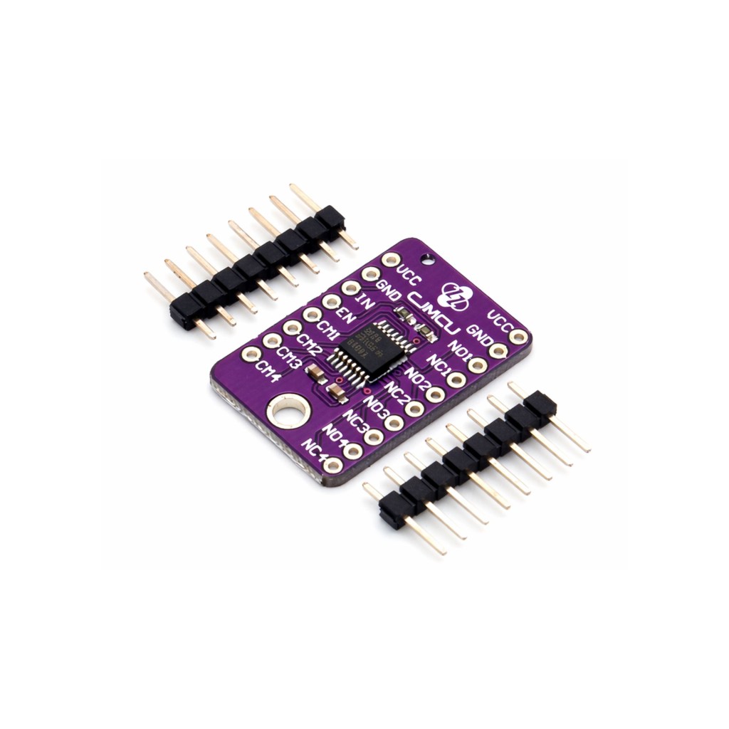 Модуль TS3A5018 – 4-канальный аналоговый переключатель SPDT (10Ω)