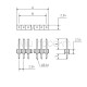 PLS-40 штирі на плату (KLS) (Вилка штирьова)
