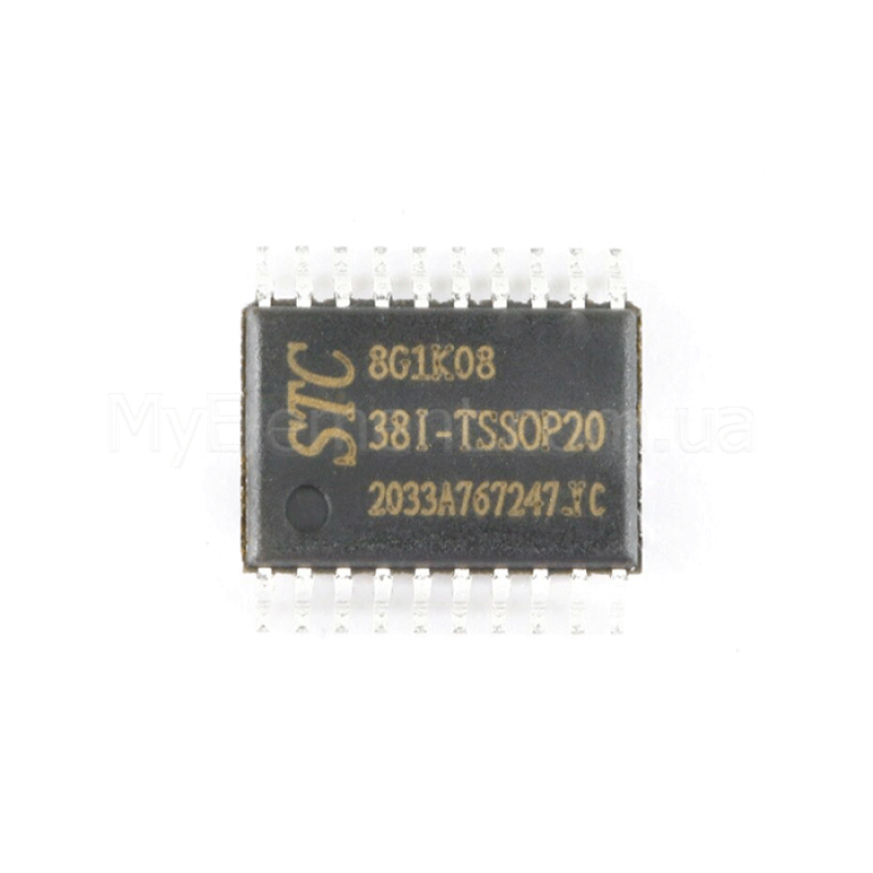 Микросхема STC 8G1K08-38I корпус TSSOP20