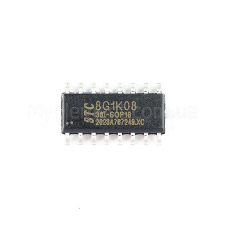Микросхема STC 8G1K08-38I корпус SOP16