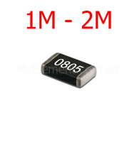 SMD резистор 0805 5% (1М-2М)