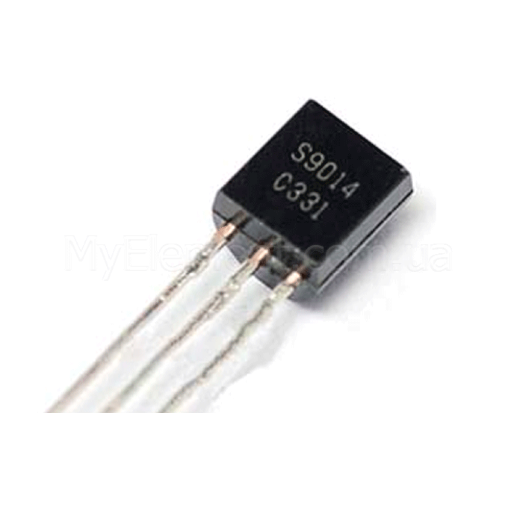 Транзистор NPN биполярный S9014 (0.1A 45V) корпус ТО-92