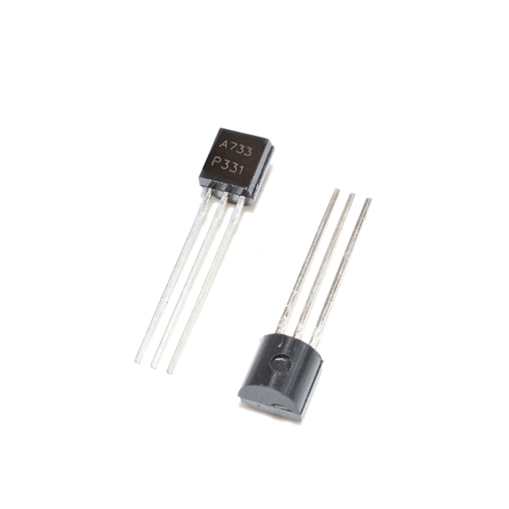 Транзистор PNP биполярный A733 (50V 0.1A) корпус TO-92