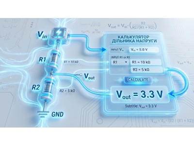 Калькулятор дільника напруги