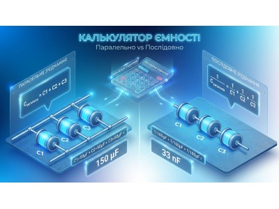 Калькулятор ємності конденсаторів