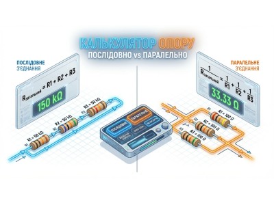 Онлайн калькулятор опору резисторів