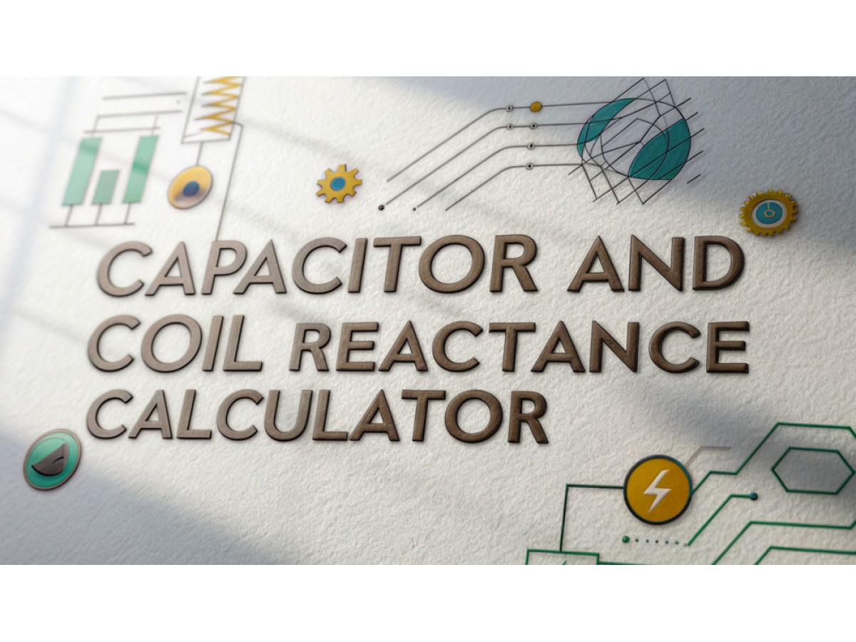 Калькулятор реактивного опору конденсаторів та котушок