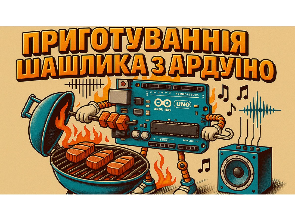 Приготування шашлика з Ардуіно та друзями