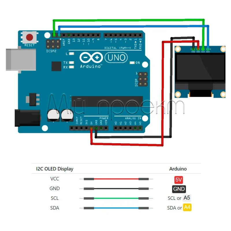 0.96-дюймовий OLED-дисплей (7Pin) (4Pin)