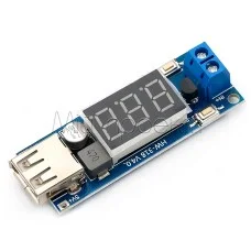 DC-DC HW-318 знижуючий модуль із вольтметром 6-40V