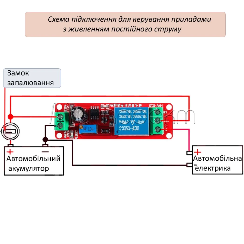 УЦІНКА! Таймер задержки NE555 с Реле 10A-AC 250В