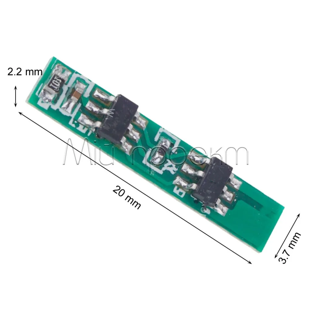 BMS 1S (3A 3.7V) контроллер защиты для 1-го Li-Ion аккумулятора 18650 GB-326