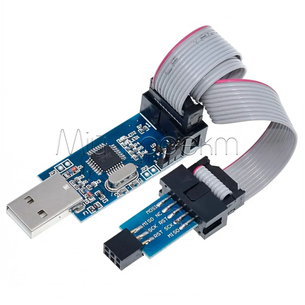 Программатор USB ISP ASP AVR Attiny Atmega ✨ переходник