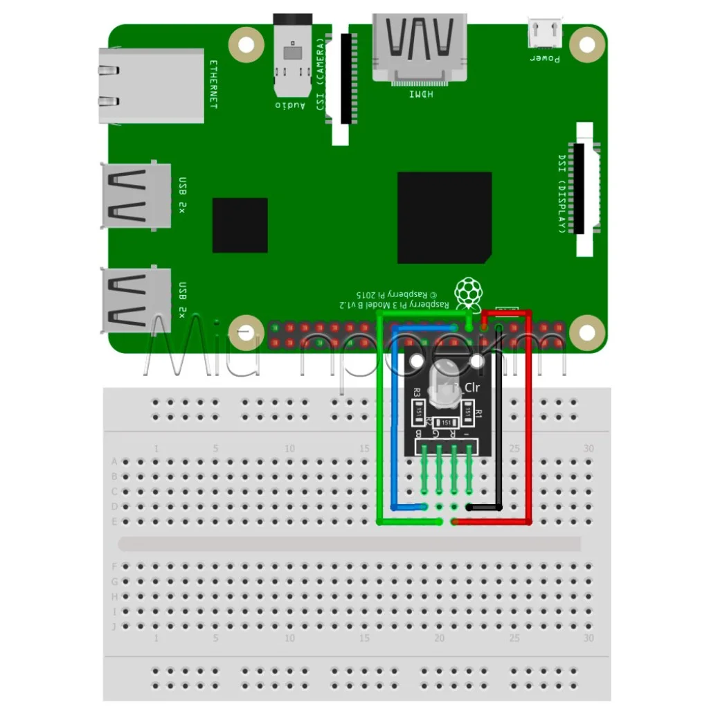 Модуль світлодіода KY-016 (RGB LED)