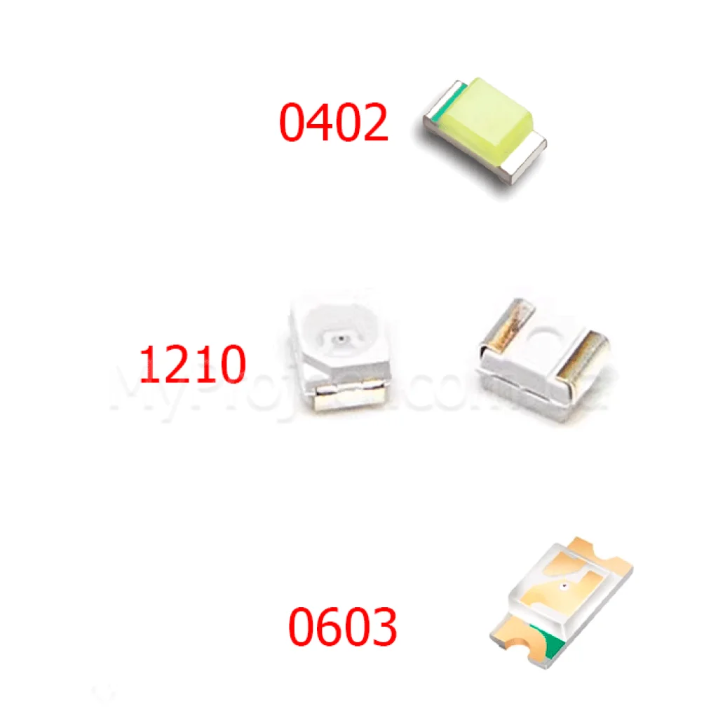 Светодиод SMD (0402, 0603, 1210) белый
