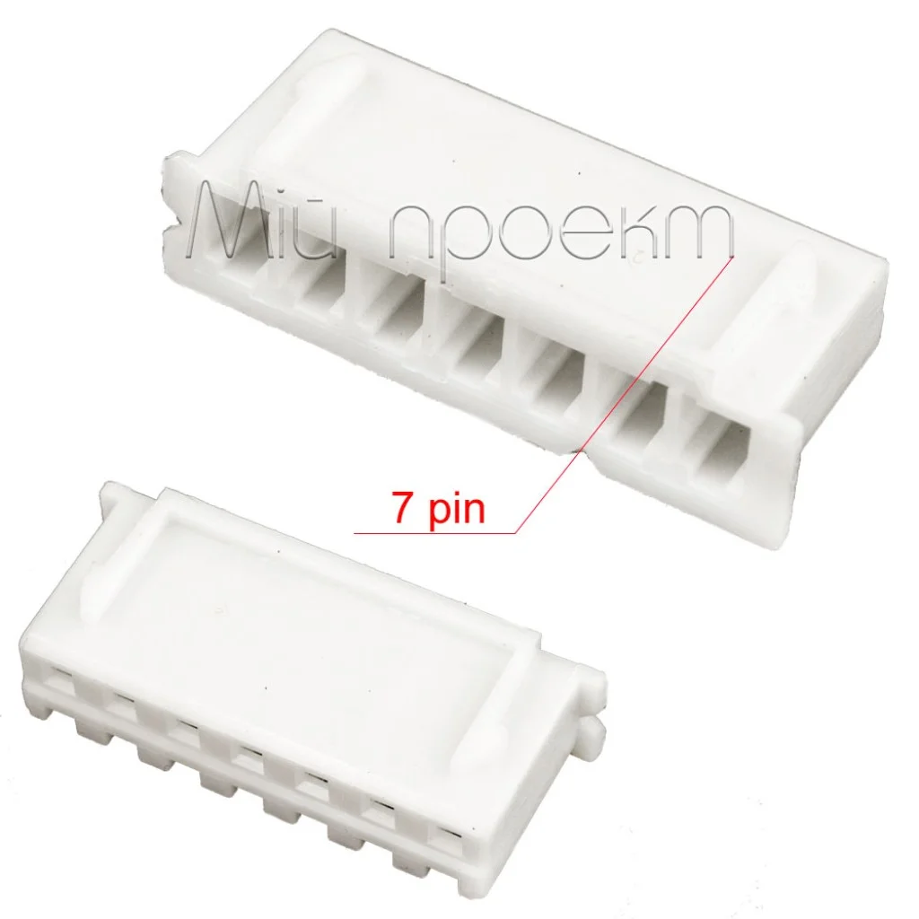 Разъем XH2.54-2Y-3Y-4Y-5Y-6Y-7Y-8Y-9Y-10Y-11Y-12Y-13Y-14Y (монтаж на провод) (корпус)