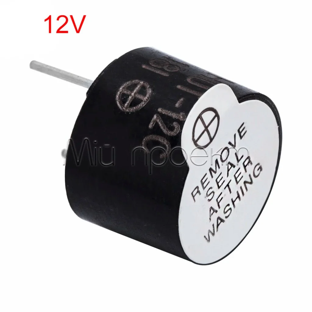 Активный зуммер, бузер, TMB 12A03-12A05-12A12 (3-5-12В 2400ГЦ)