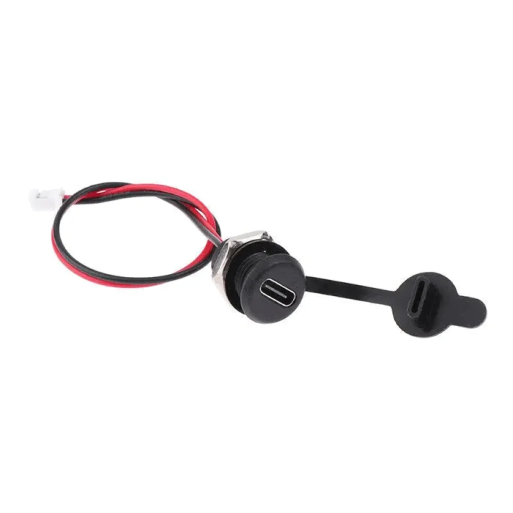 Врезной разъем USB Type C (2 пин)