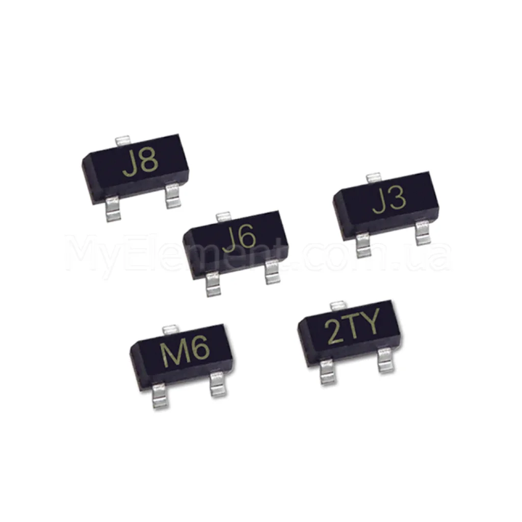 Транзистор біполярний SMD S8550 2TY (40V 0.5А) корпус SOT-23