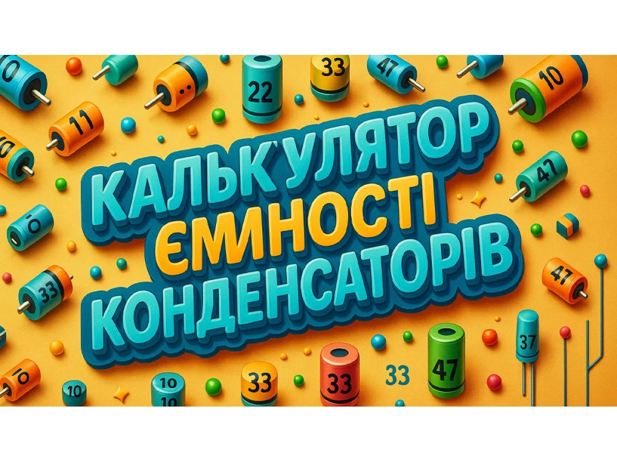 Калькулятор емкости конденсаторов