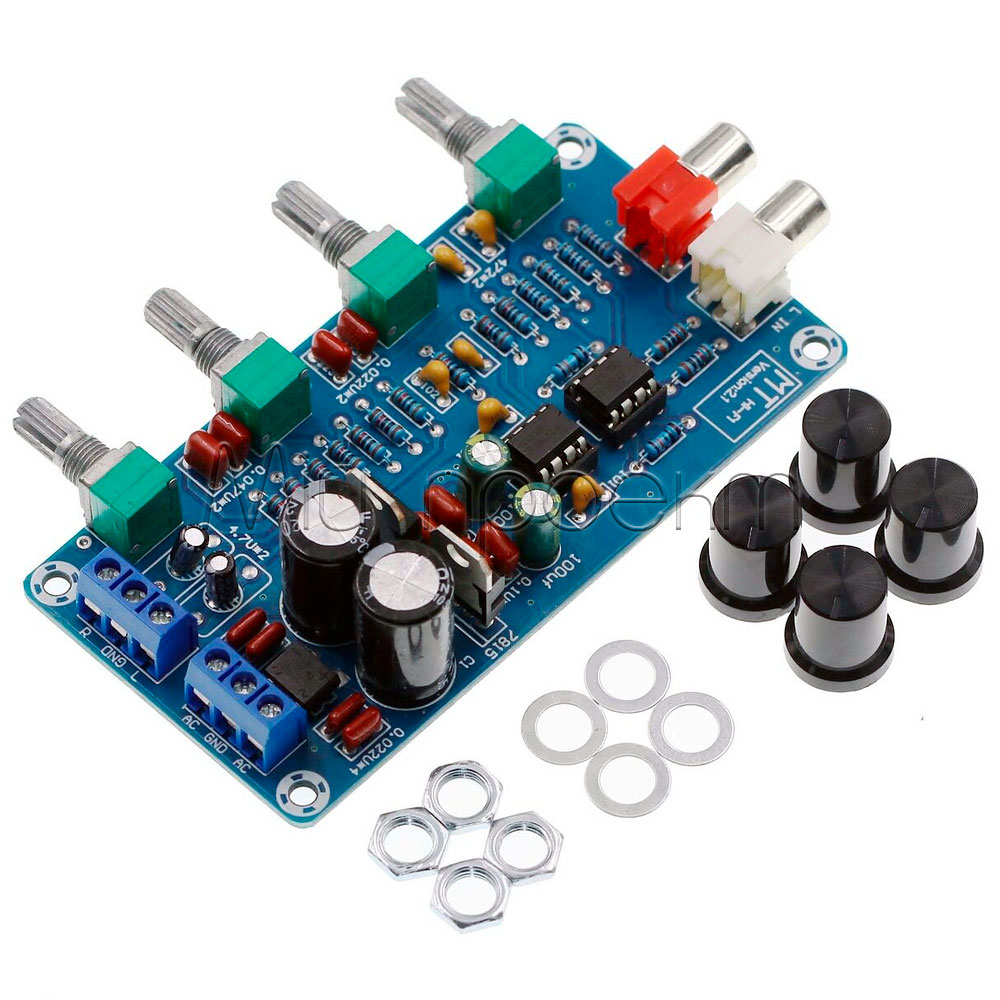 Yu-ri ページ XH-M164 | NE5532, RCA, 12–16V ✓ 10× підсилення, стерео