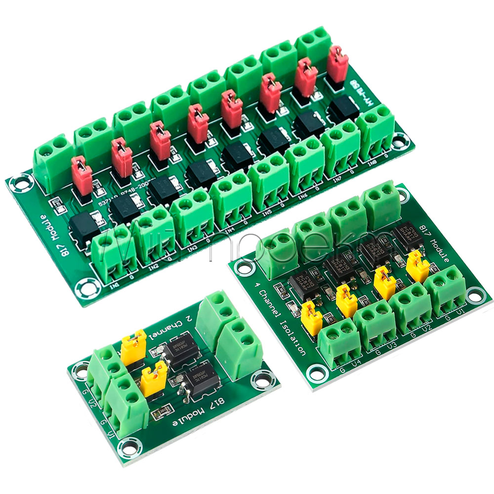 Оптопара PC817⭐2-4-8 Канальний Модуль Керування Напругою⭐Доставка