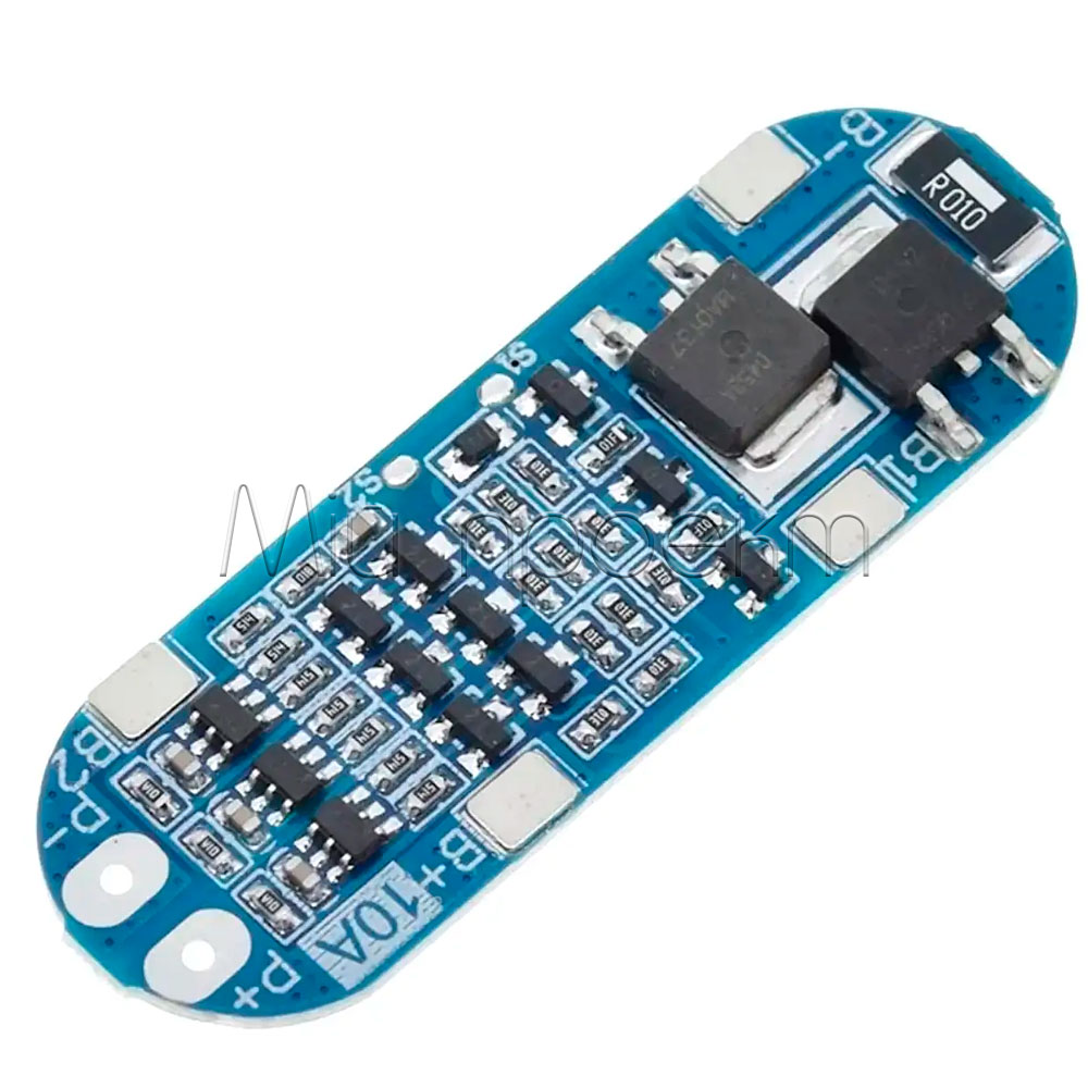 HX-3S-FL10A BMS | 3S Li-ion, 12.6V, 10A ⚡ Ток покоя <30µA