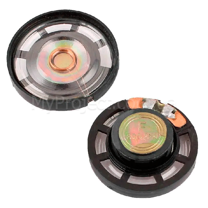XHXDZ-27MM динамик | 8Ω, 0.25W, Ø27×9mm ✓ Для проектов