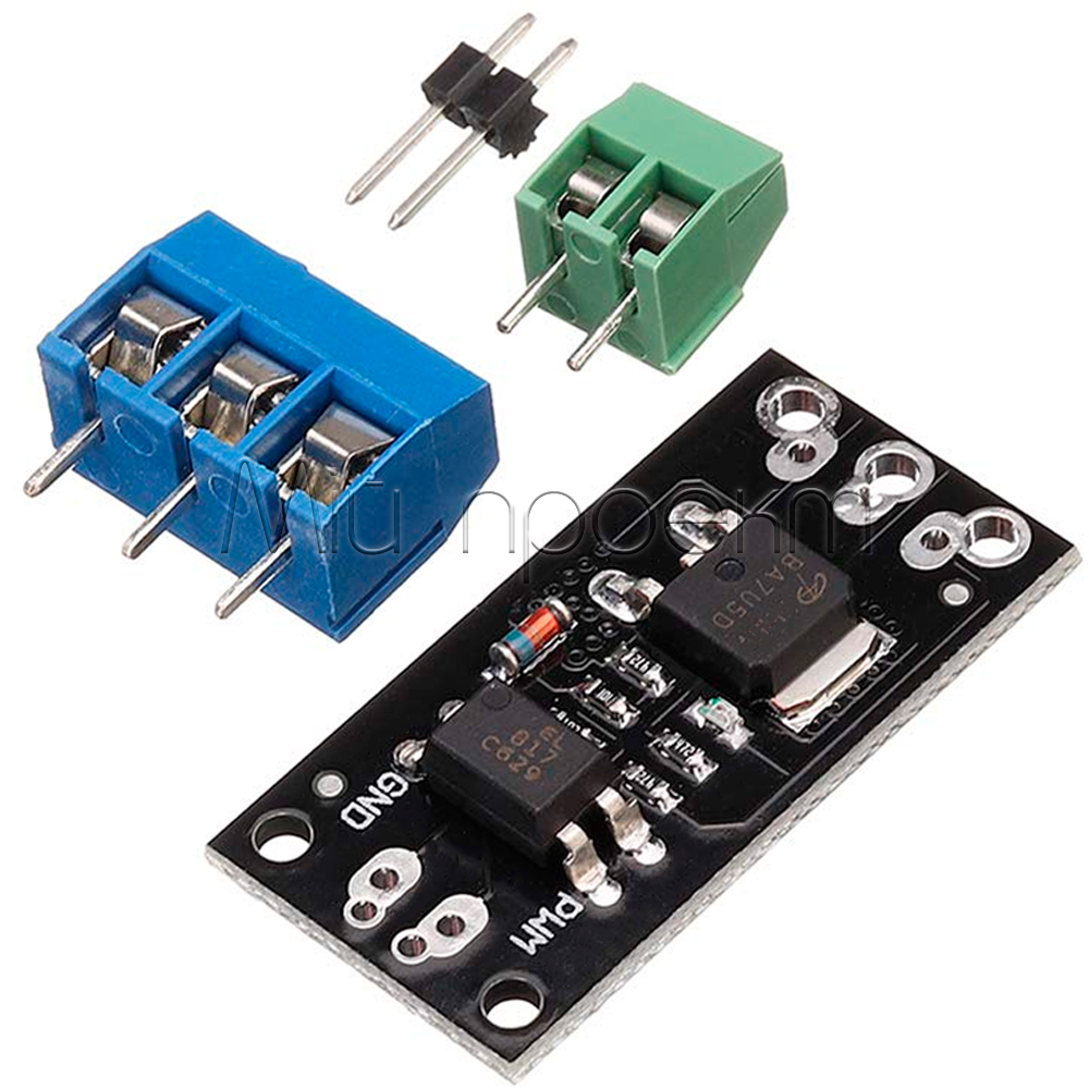 Модуль MOSFET HW-532 | 3.3–5V, оптоізоляція, до 160A ✓ PWM