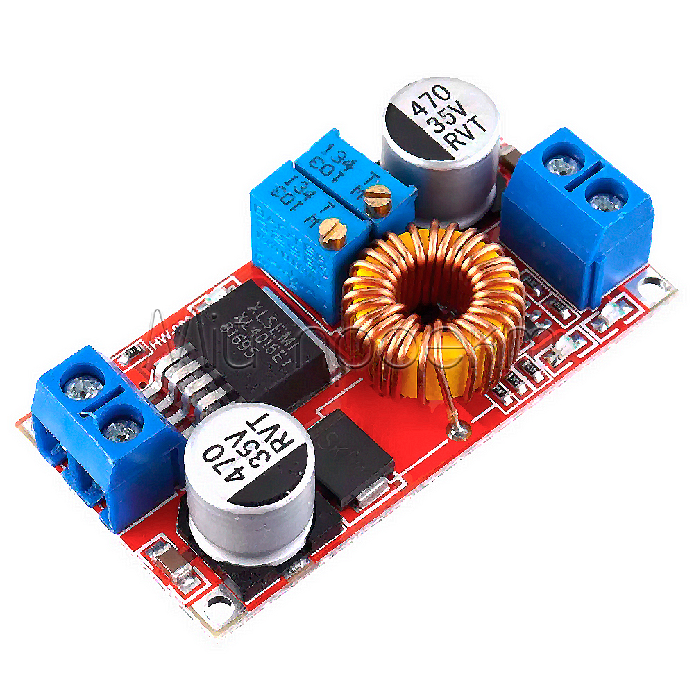 XL4015 понижуючий DC-DC | 5–32V, 0.8–30V, 5A ⚡ ККД до 95%
