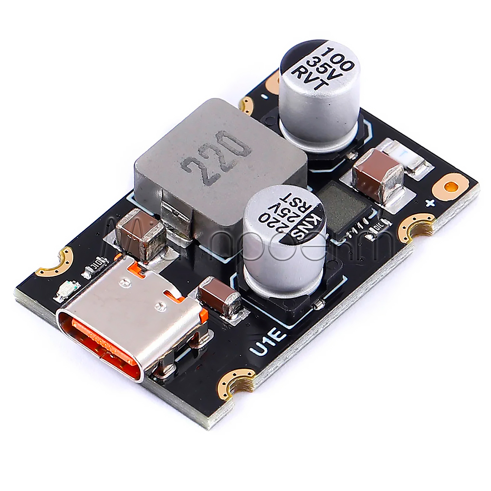 MCy PD65W Type‑C модуль | PD3.1, QC3.0, 8–30V ⚡ ККД 92–97%