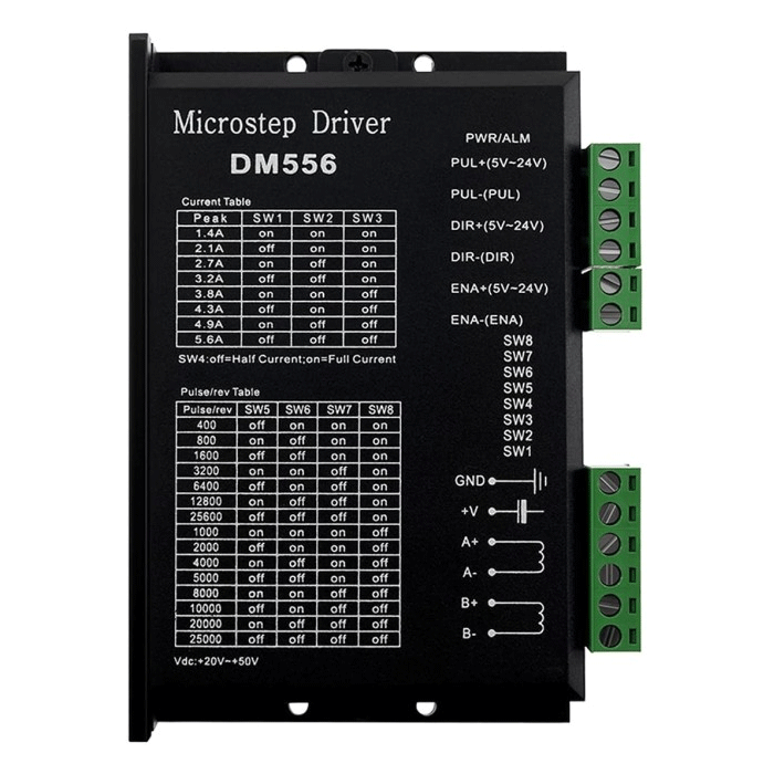 DM556 драйвер шагового двигателя | 20-50V, 5.6A 🔧 оптоизоляция