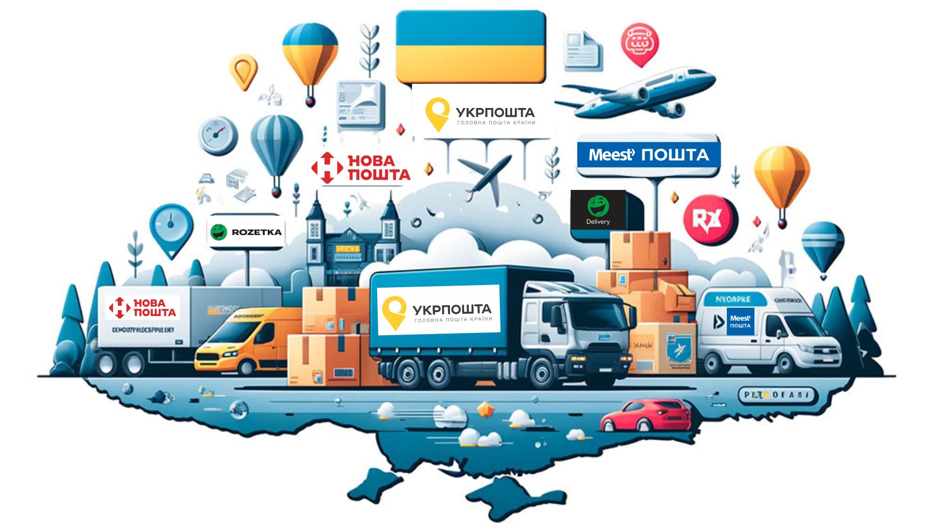 Доставка заказов по Украине