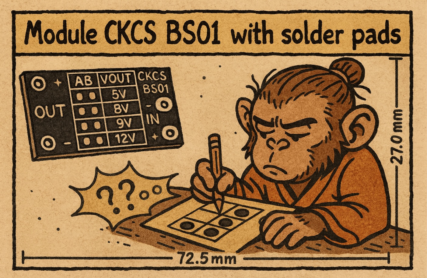 Модуль CKCS BS01 з контактними падами