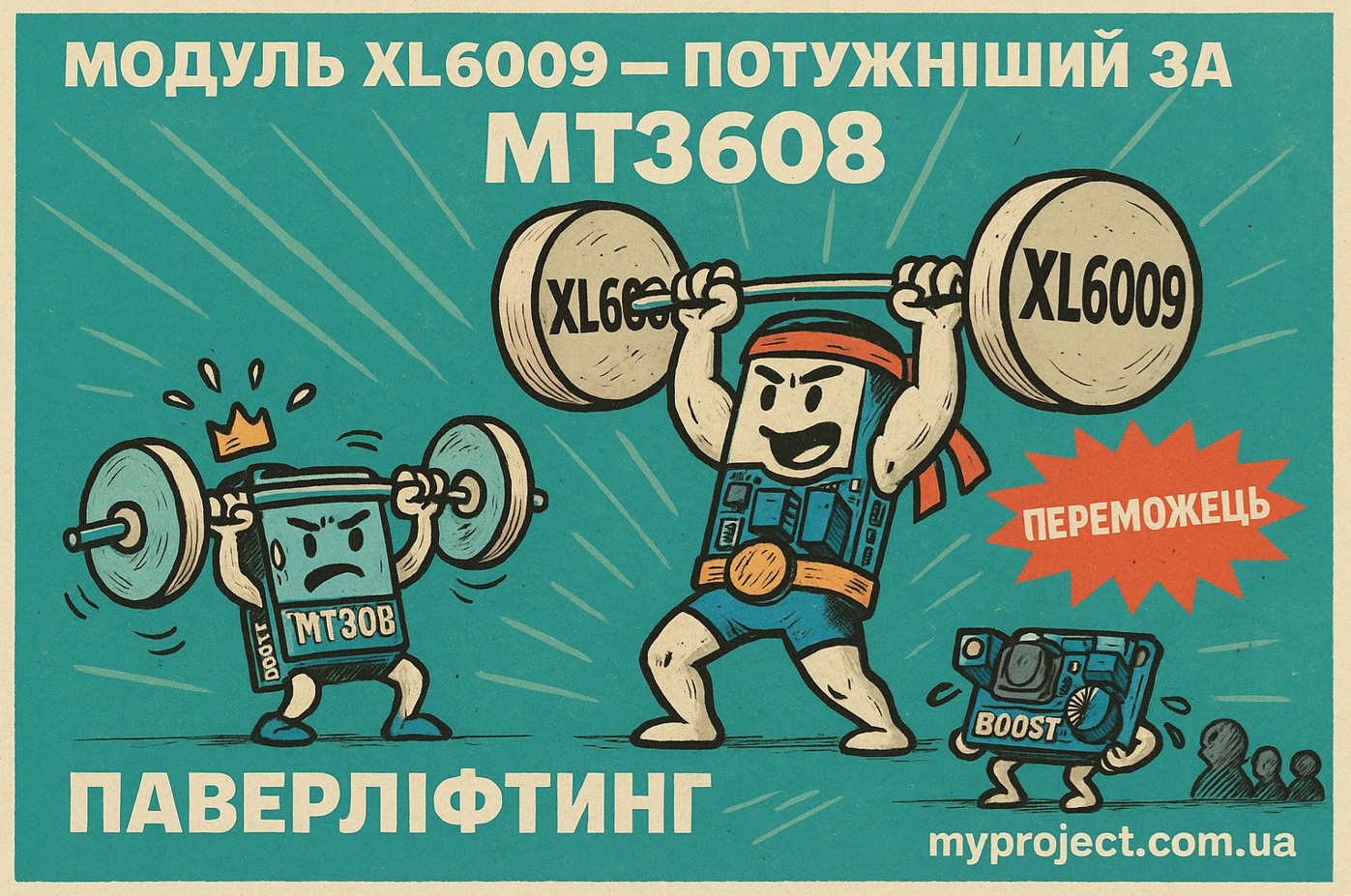Модуль XL6009 - потужніший за MT3608