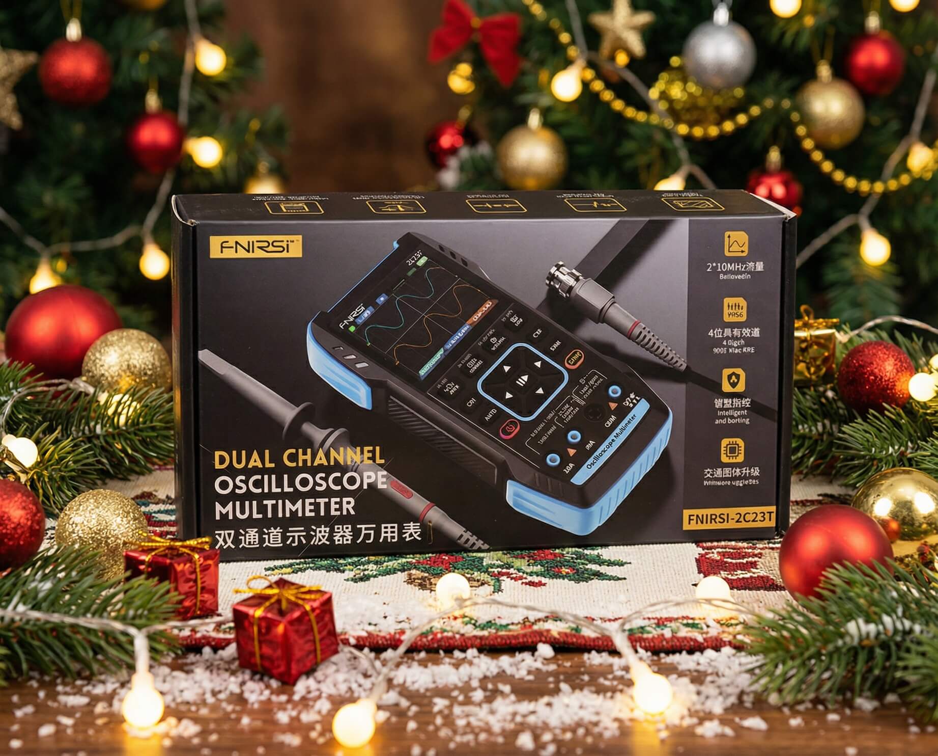 Новогодний розыгрыш MyProject 2026 — приз FNIRSI 2C23T