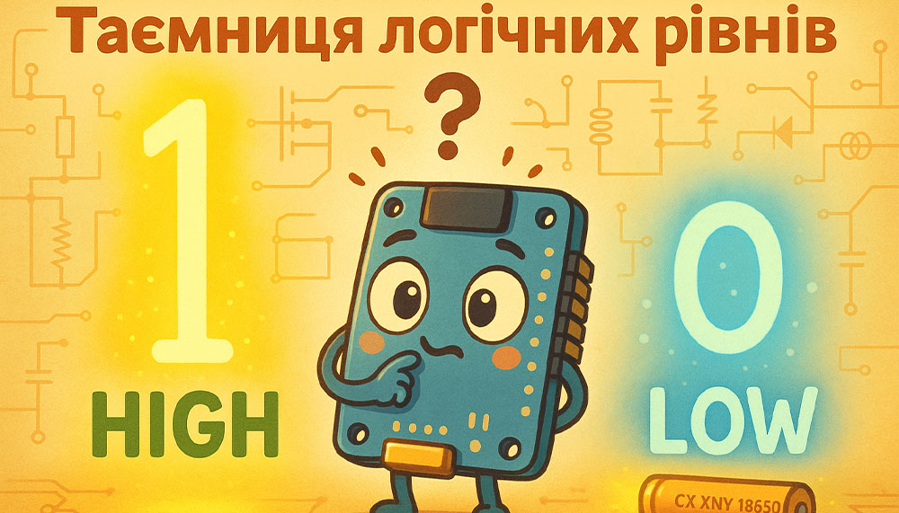 Мікроконтролер і цифрові сигнали HIGH та LOW